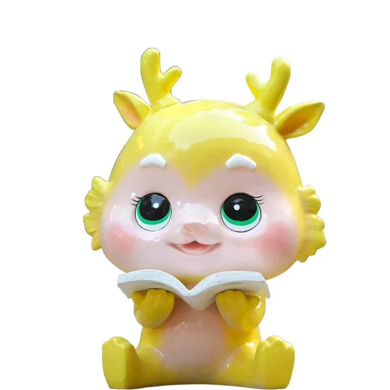 Sculpture FRP mascot large-scale sales department shopping mall Mei Chenlong Lunar New Year Zodiac decoration Hot sales
Sculpture FRP mascot large-scale sales department shopping mall Mei Chenlong Lunar New Year Zodiac decoration Hot sales