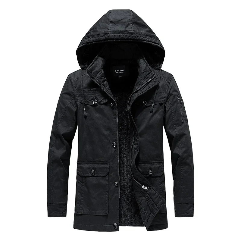 Winter Windbreaker Coats Fashion Long Thicken Outwear Parkas Coat Male Casual Cargo Overcoat Thermal Winter Parka Men
Winter Windbreaker Coats Fashion Long Thicken Outwear Parkas Coat Male Casual Cargo Overcoat Thermal Winter Parka Men