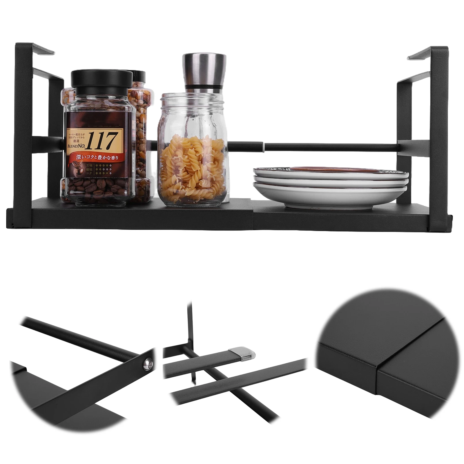 Expandable Cabinet Organizer Shelf Retractable Storage Shelf Expandable Under Shelf Storage Rack for Kitchen Counter
Expandable Cabinet Organizer Shelf Retractable Storage Shelf Expandable Under Shelf Storage Rack for Kitchen Counter