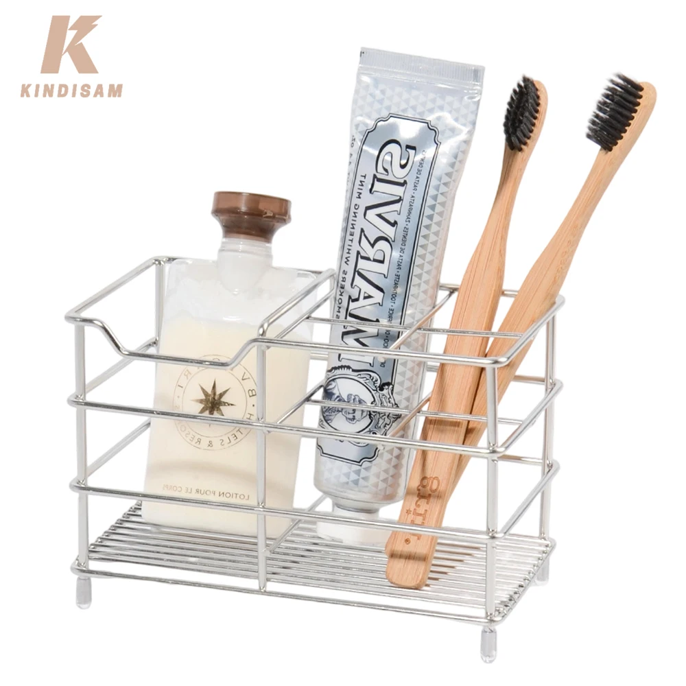 Держатель для зубной щетки из нержавеющей стали, подставка для зубной пасты, органайзер для ванной комнаты, стеллаж для хранения, органайзер для раковины, столешница, небольшое пространство
Держатель для зубной щетки из нержавеющей стали, подставка для зубной пасты, органайзер для ванной комнаты, стеллаж для хранения, органайзер для раковины, столешница, небольшое пространство
