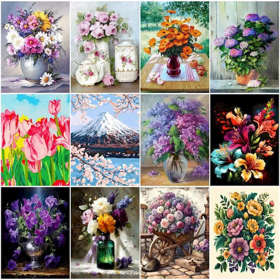 RUOPOTY Painting By Number Adults Drawing By Numbers Decorative Paintings Flowers Diy Crafts Acrylic On Canvas Artwork Wall Art
RUOPOTY Painting By Number Adults Drawing By Numbers Decorative Paintings Flowers Diy Crafts Acrylic On Canvas Artwork Wall Art