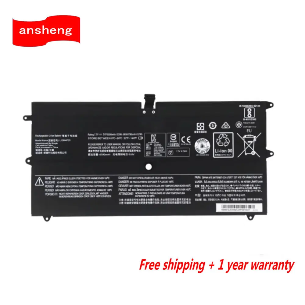 7.7V 53WH L15M4P20 Laptop Battery For Lenovo Yoga 4S YOGA 900S 900S-12ISK 80ML001WGE 80ML001QIV 80ML
7.7V 53WH L15M4P20 Laptop Battery For Lenovo Yoga 4S YOGA 900S 900S-12ISK 80ML001WGE 80ML001QIV 80ML