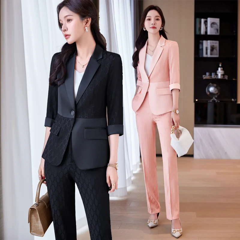 Black 3/4 Sleeve Suit Coat for Women2024Spring and Summer New Korean Style Temperament Office Wear Fashionable Suit Suit
Black 3/4 Sleeve Suit Coat for Women2024Spring and Summer New Korean Style Temperament Office Wear Fashionable Suit Suit