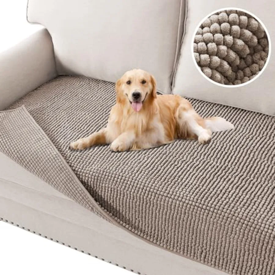 Plush Chenille Dog Bed Cover Thick Soft Sofa Cover for 3 Cushion Couch Anti Slip Couch Cover Furniture Protector for Dog, Pet,
Plush Chenille Dog Bed Cover Thick Soft Sofa Cover for 3 Cushion Couch Anti Slip Couch Cover Furniture Protector for Dog, Pet,