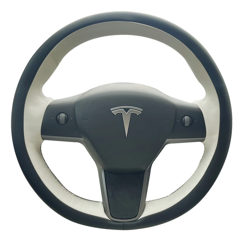 For Tesla Model y Mode l3 DIY Suede leather carbon fiber Special hand sewn steering wheel cover
For Tesla Model y Mode l3 DIY Suede leather carbon fiber Special hand sewn steering wheel cover