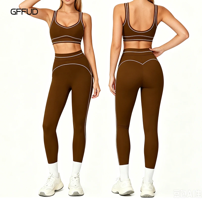 Women 3D Tailoring Yoga Set 2 Piece High Waist Push Up Leggings Quick Dry Sports Bra Top Gym Running Athletic Wear Sweatpants
Women 3D Tailoring Yoga Set 2 Piece High Waist Push Up Leggings Quick Dry Sports Bra Top Gym Running Athletic Wear Sweatpants