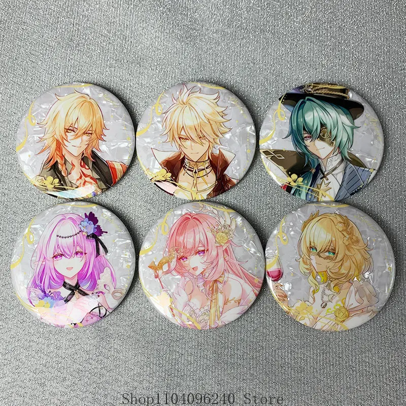 Honkai: Star Rail Masquerade Duet Phainon My Dei Anaxagoras Cyrene Aglaea Castorice Anime Button Pin 75mm Cartoon Brooch Badge
Honkai: Star Rail Masquerade Duet Phainon My Dei Anaxagoras Cyrene Aglaea Castorice Anime Button Pin 75mm Cartoon Brooch Badge