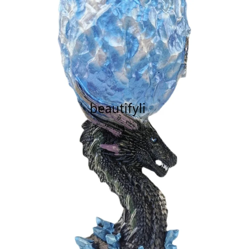 Peripheral Creative Retro German Beer Beer Mug Relief Cup Blue Dragon High Leg Bar Glass
Peripheral Creative Retro German Beer Beer Mug Relief Cup Blue Dragon High Leg Bar Glass