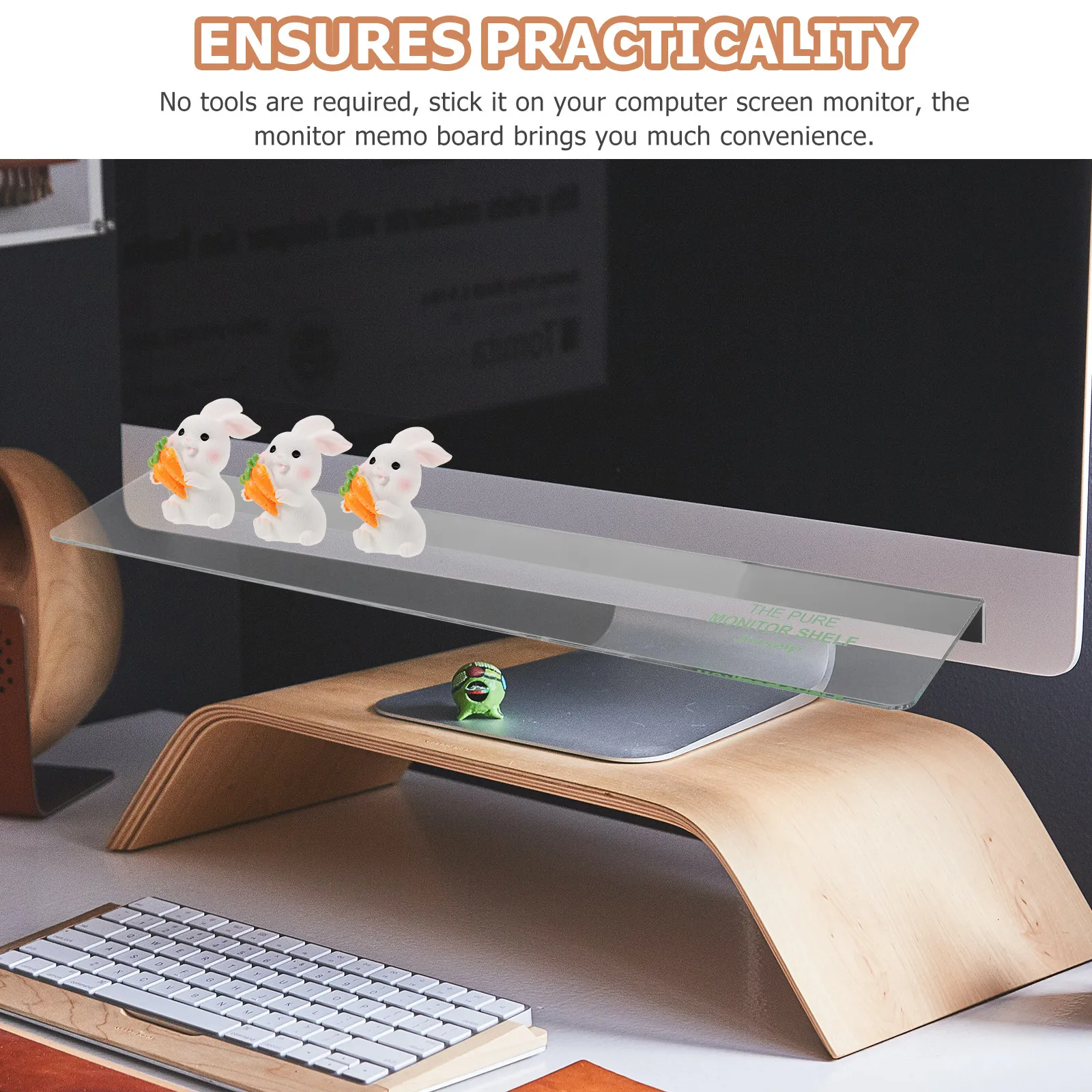 Monitor Memo Board Transparent Acrylic Computer Screen Note Holder Slim Design Stick on Monitor Message Reminder Office Desk
Monitor Memo Board Transparent Acrylic Computer Screen Note Holder Slim Design Stick on Monitor Message Reminder Office Desk