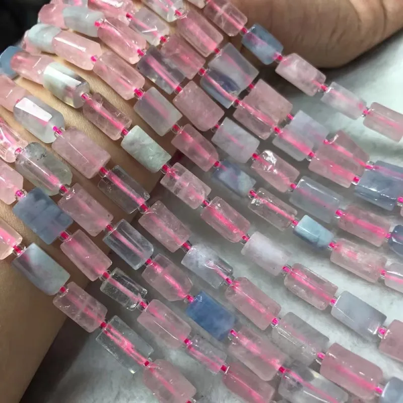 Morganite pillar faceted blue pink 7*10mm Wholesale for DIY jewelry necklace 38cm LOOSE BEADS nature
Morganite pillar faceted blue pink 7*10mm Wholesale for DIY jewelry necklace 38cm LOOSE BEADS nature