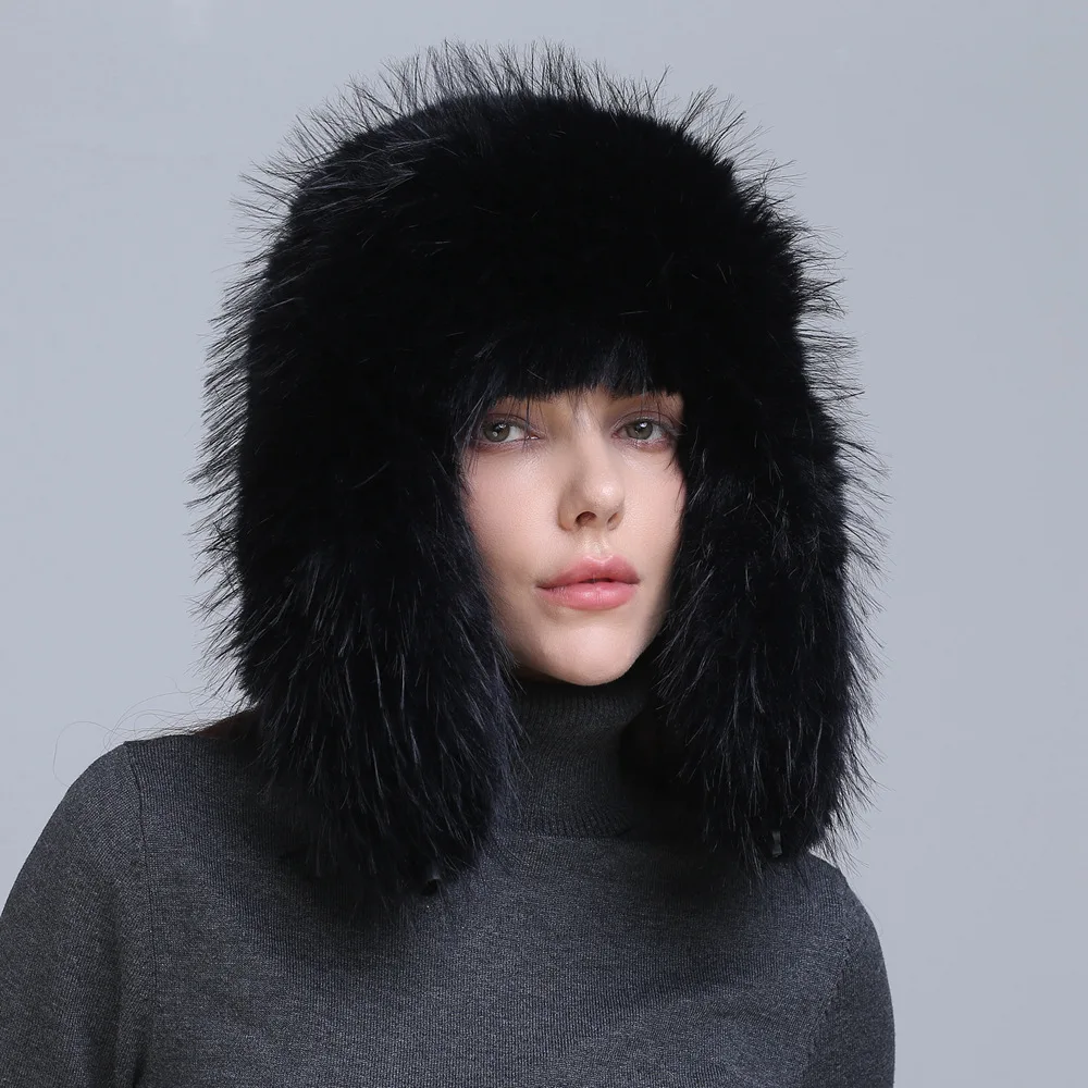 Girls Winter Fashion Windproof Hat for Girls Thickened Artificial Fox Fur Warm Lei Feng Caps Woman Caps Casual Knitted Hat
Girls Winter Fashion Windproof Hat for Girls Thickened Artificial Fox Fur Warm Lei Feng Caps Woman Caps Casual Knitted Hat