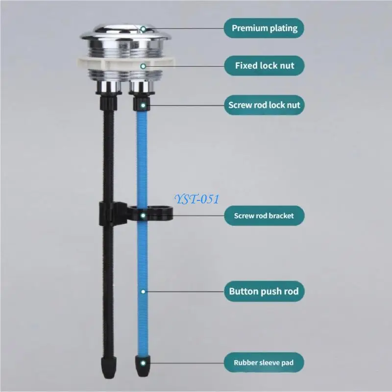 E15A Complete Toilet Repair Water Saving Double Flush Toilet Parts
E15A Complete Toilet Repair Water Saving Double Flush Toilet Parts