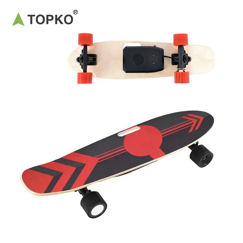 TOPKO High Quality 7-Layer Maple 4 Wheel Electric Skateboard for Adults Small Fish Plate Boosted Electric Skate Board
TOPKO High Quality 7-Layer Maple 4 Wheel Electric Skateboard for Adults Small Fish Plate Boosted Electric Skate Board