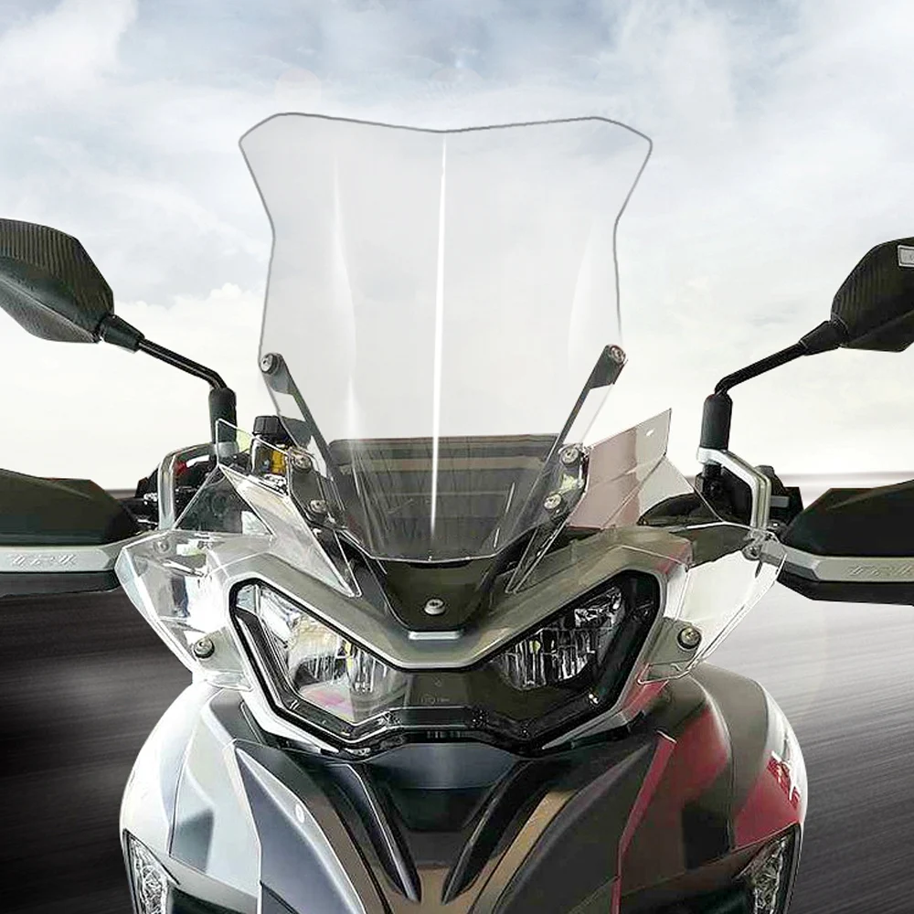 For QJMOTOR SRT750 SRT800 SRT900 High Windshield Modification For Benelli TRK902X Windshield Chest Protective Windshield
For QJMOTOR SRT750 SRT800 SRT900 High Windshield Modification For Benelli TRK902X Windshield Chest Protective Windshield
