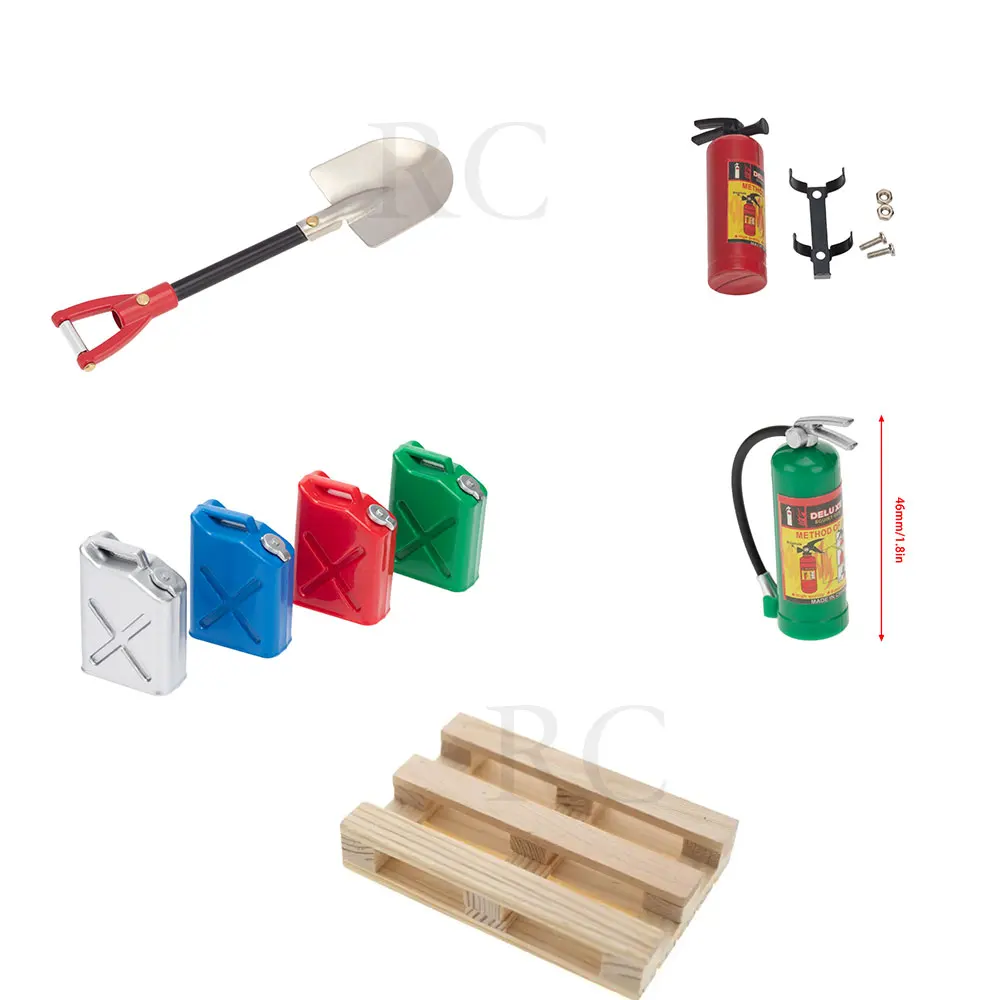 RC Model Car Decor Parts Set Realistic Accessories for 1/10 Scale TRX4 TRX6 Axial SCX10 D90 CC01 90046 Redcat Crawlers
RC Model Car Decor Parts Set Realistic Accessories for 1/10 Scale TRX4 TRX6 Axial SCX10 D90 CC01 90046 Redcat Crawlers