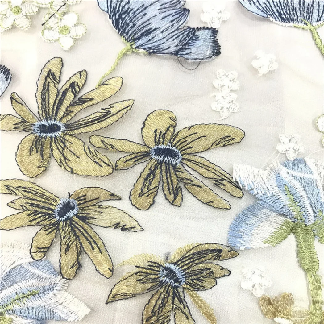 Gorgeous Venice Colorful Floral Embroidered Lace Fabric Ivory Or BlackTulle Bridal Gowns African Wedding Tull
Gorgeous Venice Colorful Floral Embroidered Lace Fabric Ivory Or BlackTulle Bridal Gowns African Wedding Tull