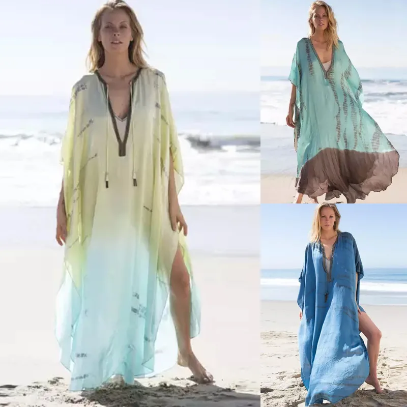 2023 Spring Summer Beach Blouse Chiffon Printed Loose Robe Holiday Beach Skirt Bikini Sun Protection Shirt Swimsuit Woman Top
2023 Spring Summer Beach Blouse Chiffon Printed Loose Robe Holiday Beach Skirt Bikini Sun Protection Shirt Swimsuit Woman Top