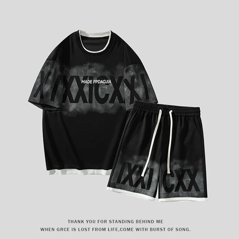 2025 Summer Men's Short Suit Large Size Loose Sports Suit for Man M-6XL Waffle T-shirt Shorts 2-piece Set Designer Clothes Men
2025 Summer Men's Short Suit Large Size Loose Sports Suit for Man M-6XL Waffle T-shirt Shorts 2-piece Set Designer Clothes Men