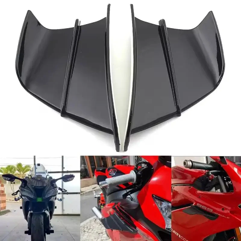 1 Pair Universal ABS Motorcycle Aerodynamic Winglet Spoiler For Kawasaki Ninja Yamaha YZF R1 R6 R25 R7 R3 BMW S1000RR Sport Bike
1 Pair Universal ABS Motorcycle Aerodynamic Winglet Spoiler For Kawasaki Ninja Yamaha YZF R1 R6 R25 R7 R3 BMW S1000RR Sport Bike