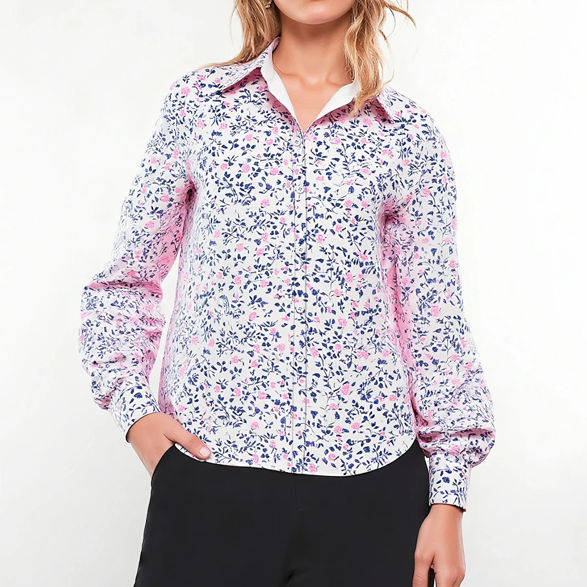 Mia Muse Women's Autumn Shirts Fashion Skinny Fit Full Print Single Breasted Cuff Sleeve Shirt Collar Shirts
Mia Muse Women's Autumn Shirts Fashion Skinny Fit Full Print Single Breasted Cuff Sleeve Shirt Collar Shirts