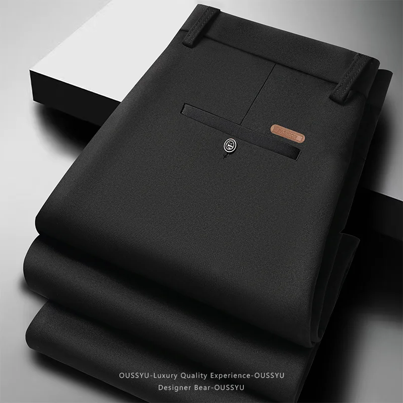 Good Quality Summer Thin Men's Stretch Suit Pants Business Slim Straight Office Work Formal Long Trousers Man Plus Size 29-40
Good Quality Summer Thin Men's Stretch Suit Pants Business Slim Straight Office Work Formal Long Trousers Man Plus Size 29-40