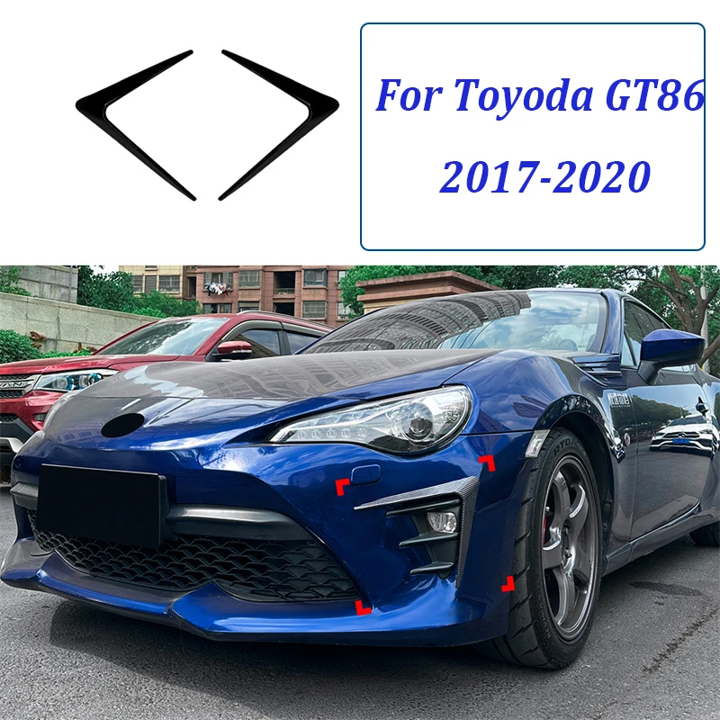 Glossy Black Car Front Side Wind Knife Spoiler Wing Knife Spoiler Grille Grill For Toyoda GT86 2017 - 2020 2019 2018
Glossy Black Car Front Side Wind Knife Spoiler Wing Knife Spoiler Grille Grill For Toyoda GT86 2017 - 2020 2019 2018