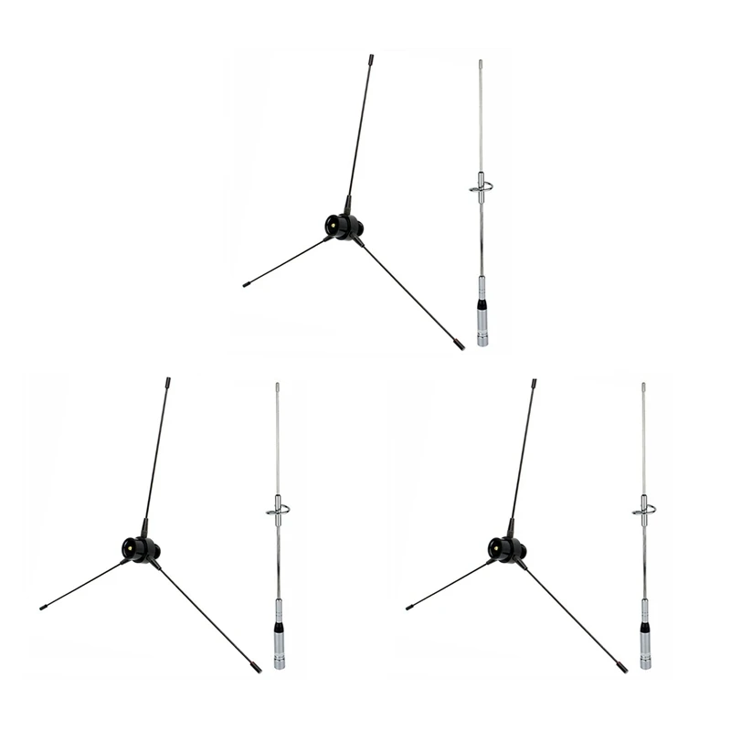 6 Set Electronic Accessories:3 Set Antenna UHF-F 10-1300Mhz Antenna & 3 Set Dual Band Antenna UHF / VHF 144/430Mhz 2.15
6 Set Electronic Accessories:3 Set Antenna UHF-F 10-1300Mhz Antenna & 3 Set Dual Band Antenna UHF / VHF 144/430Mhz 2.15
