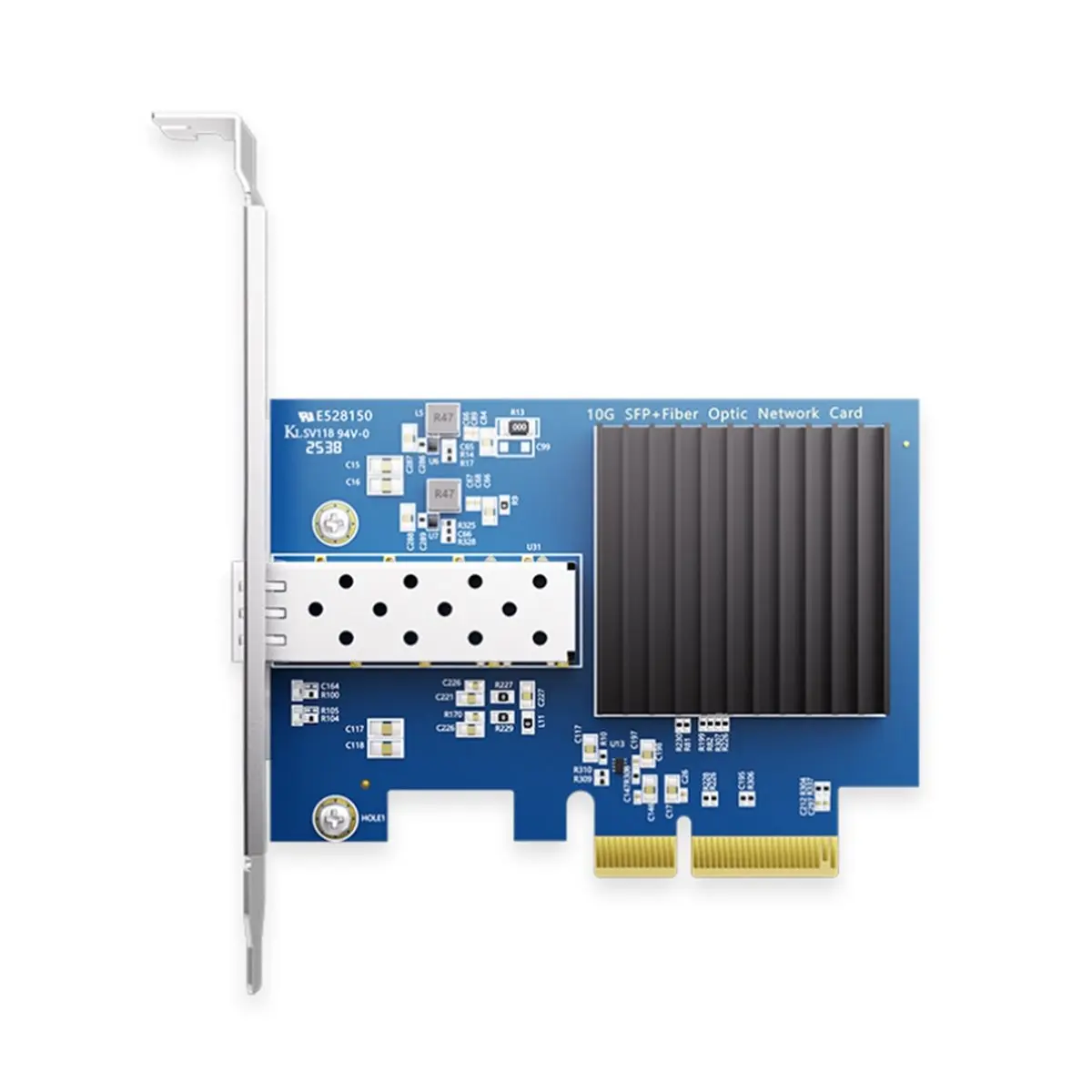 N88R! Сетевая карта 10G SFP+ с оптоволоконным подключением, PCIe 3.0 X4, однопортовая, с чипом RTL8127AF, для Win11
N88R! Сетевая карта 10G SFP+ с оптоволоконным подключением, PCIe 3.0 X4, однопортовая, с чипом RTL8127AF, для Win11