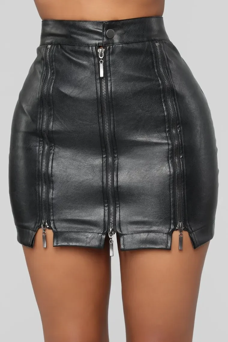 Black Matte Leather Mini Skirt Women Vintage High Waist PU Short Skirt Party Slim Pencil Skirt In Front Full Zip Clubwear New
Black Matte Leather Mini Skirt Women Vintage High Waist PU Short Skirt Party Slim Pencil Skirt In Front Full Zip Clubwear New