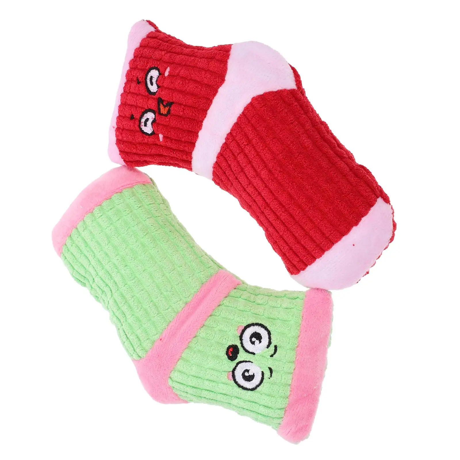 2Pcs Sound Toy Socks Dog Squeaky Puppy Training Plush Cartoon Pet Chew Small Dogs Red Green Bite Resistant Toys
2Pcs Sound Toy Socks Dog Squeaky Puppy Training Plush Cartoon Pet Chew Small Dogs Red Green Bite Resistant Toys
