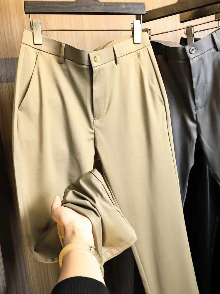 Business Casual Straight Leg Men's Pants Silk Blend Comfortable Breathable Spring Summer Fashion Urban Style Commute Ready
Business Casual Straight Leg Men's Pants Silk Blend Comfortable Breathable Spring Summer Fashion Urban Style Commute Ready