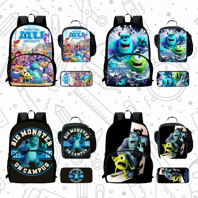 Cartoon Child Backpack with Front Pocket,Lunch Bags,Pencil Bag for Aged 5-10 ,Cartoon Monsters, Inc School Bags for Boys Girls
Cartoon Child Backpack with Front Pocket,Lunch Bags,Pencil Bag for Aged 5-10 ,Cartoon Monsters, Inc School Bags for Boys Girls