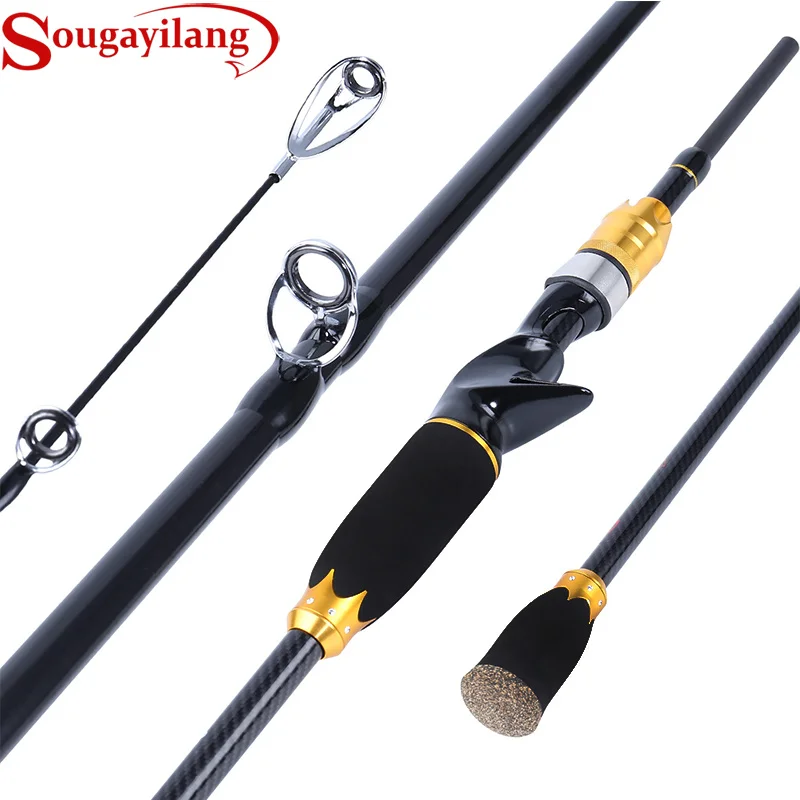 Sougayilang Lure Fishing Rod 1.8m 2.1m 4 Section Carbon Fiber Travel Rod Ultra Light Spinning/Casting Carp Fishing Tackle
Sougayilang Lure Fishing Rod 1.8m 2.1m 4 Section Carbon Fiber Travel Rod Ultra Light Spinning/Casting Carp Fishing Tackle