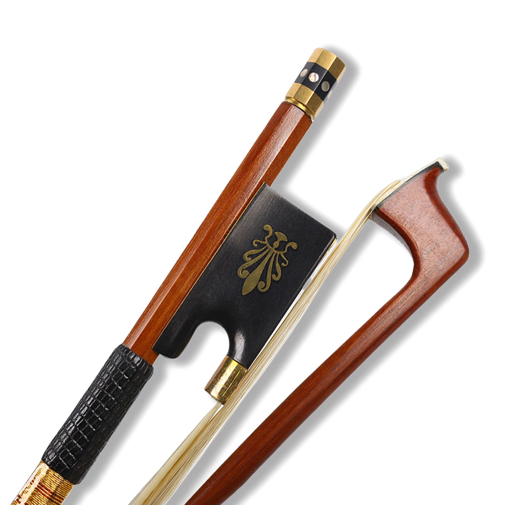 4/4 full size Professional New Violin Bow Brazilian wood Ebony Frog Unbleached Mongolian Stallion Horse Hair
4/4 full size Professional New Violin Bow Brazilian wood Ebony Frog Unbleached Mongolian Stallion Horse Hair