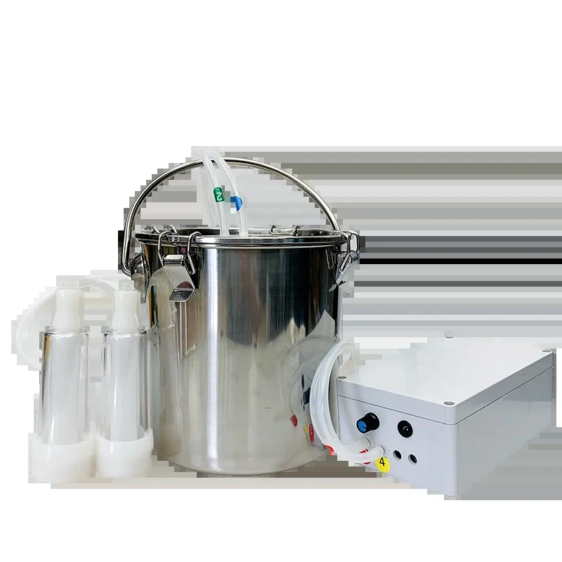5L Electric Vaccum Pulse Adjust Speed Automatic Stop Sheep Goat Cow Milking Machine
5L Electric Vaccum Pulse Adjust Speed Automatic Stop Sheep Goat Cow Milking Machine