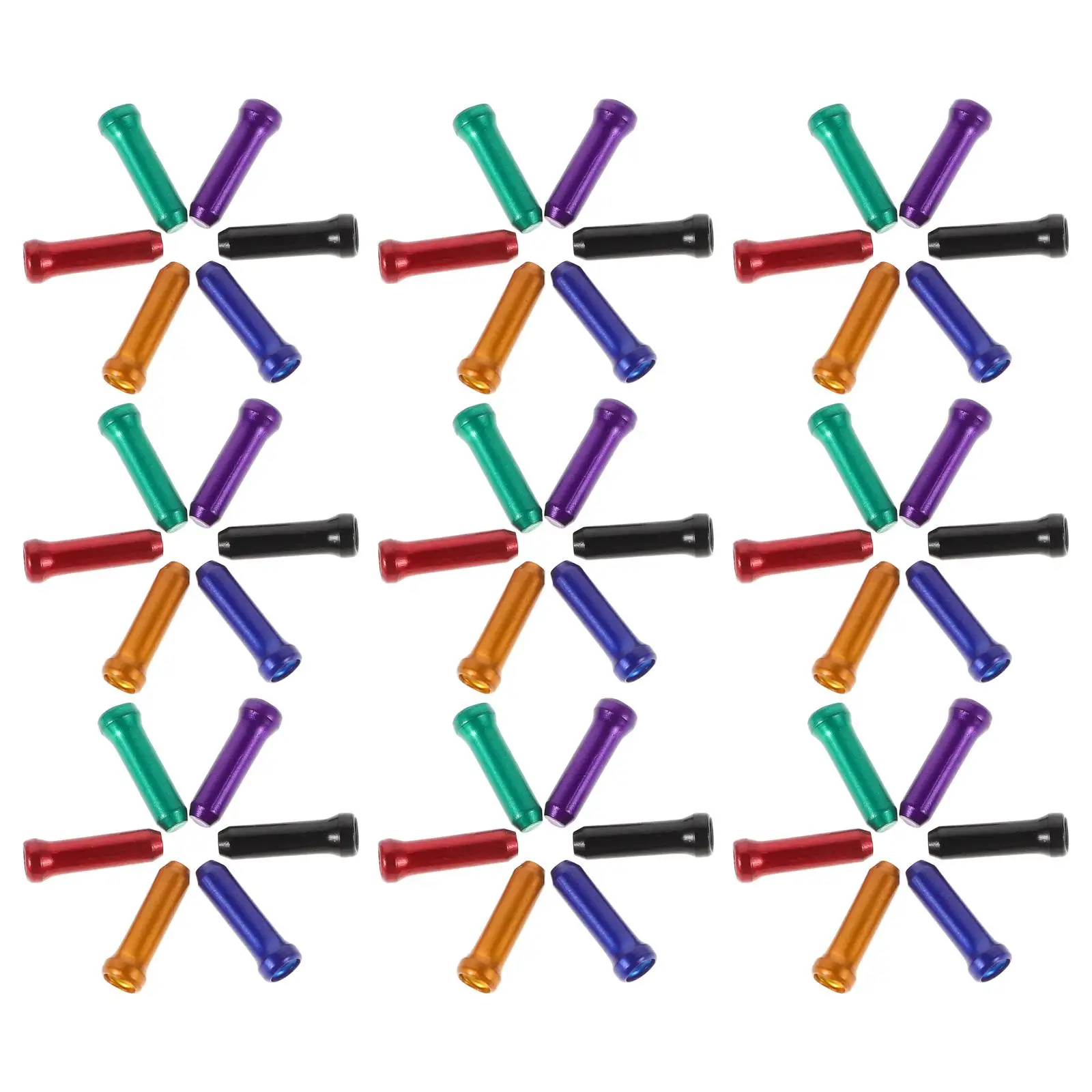 48 Pcs Bicycle Cable Core Cap Aluminum Alloy Colorful Brake Gear End Caps Set for Road Bike Cable Protection Tips
48 Pcs Bicycle Cable Core Cap Aluminum Alloy Colorful Brake Gear End Caps Set for Road Bike Cable Protection Tips