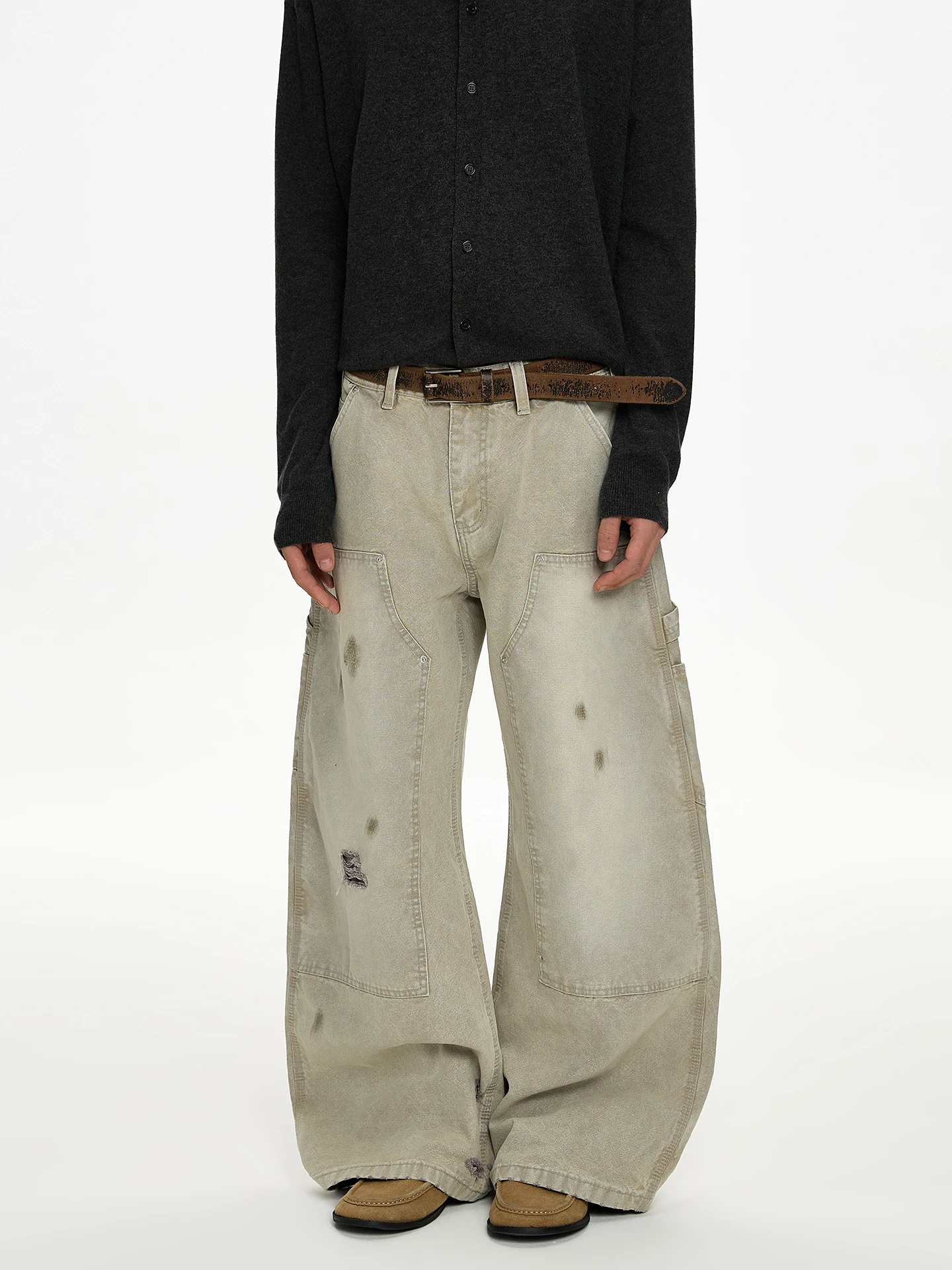 a PUEE American Vintage Workwear Pants High Waist Straight Leg Cotton Casual Trousers Knife Faded A-Line Multi-kets
a PUEE American Vintage Workwear Pants High Waist Straight Leg Cotton Casual Trousers Knife Faded A-Line Multi-kets