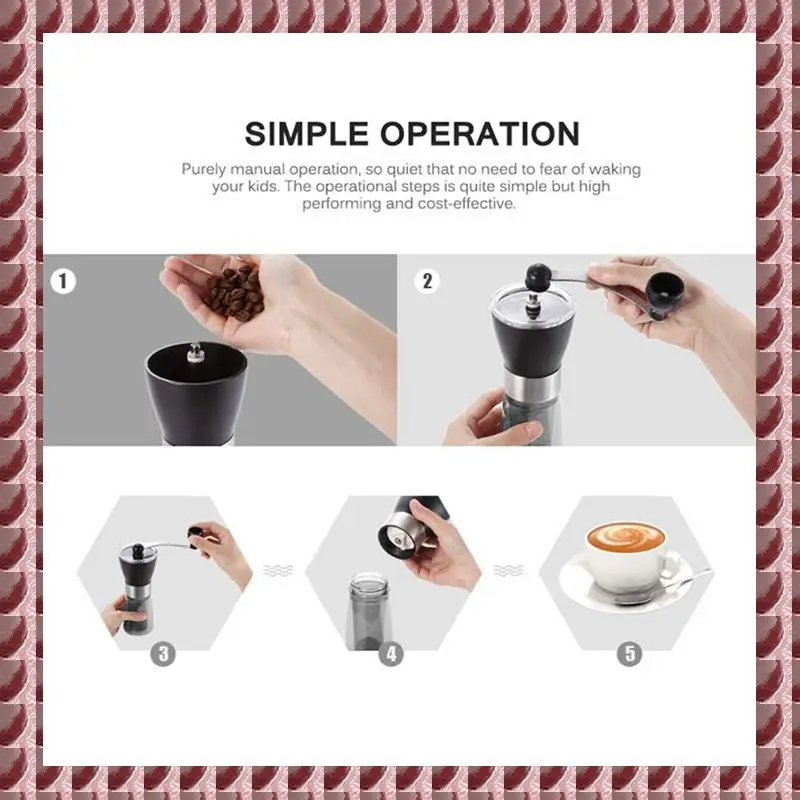 A95G 1 Piece Manual Coffee Grinder Stainless Steel Handle Adjustable Burr Assembly For Travel
A95G 1 Piece Manual Coffee Grinder Stainless Steel Handle Adjustable Burr Assembly For Travel