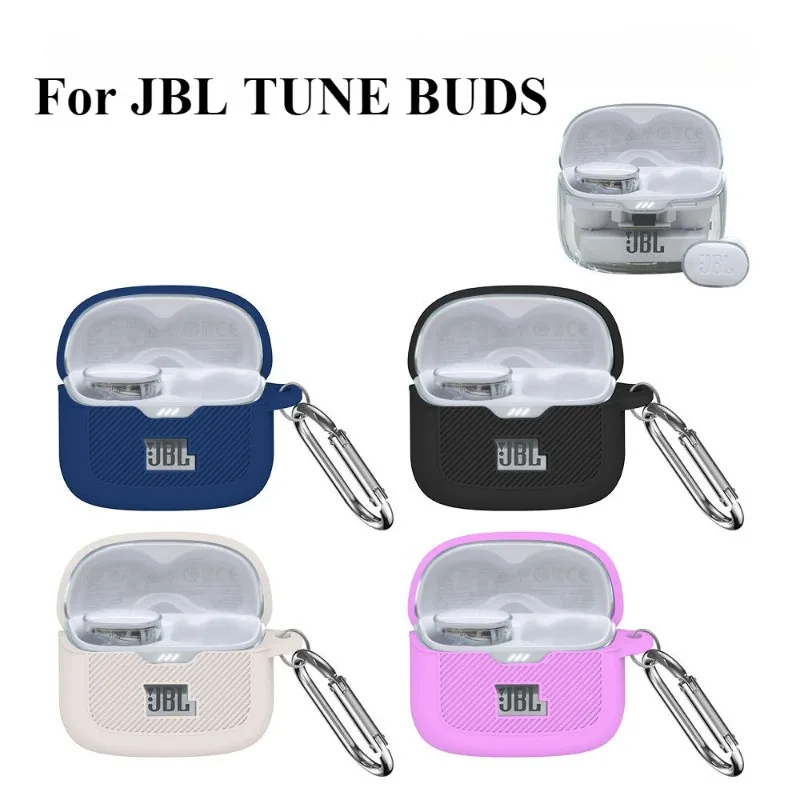 Case For JBL Tune Buds Luxury Earphone Shockproof Cover for JBL Tune Buds Silicone Protective Shell Accessories with Keychain 
Case For JBL Tune Buds Luxury Earphone Shockproof Cover for JBL Tune Buds Silicone Protective Shell Accessories with Keychain