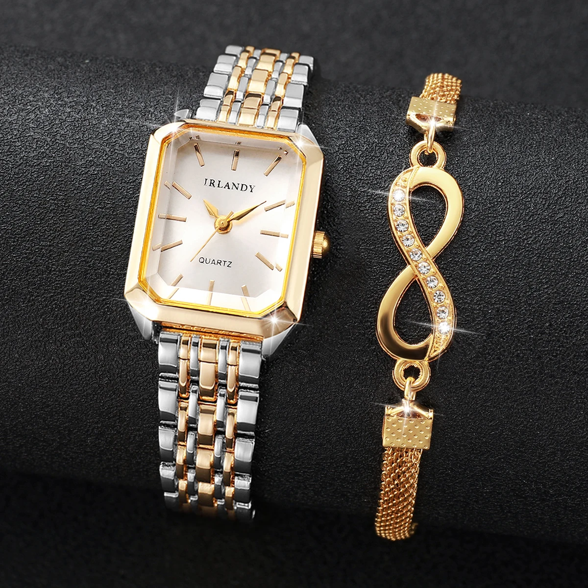 2PCS/Set Elegant Rectangle Women Watches Fashion Ladies Quartz Wristwatch Rhinestone Bracelets Set Reloj Mujer (Without Box)
2PCS/Set Elegant Rectangle Women Watches Fashion Ladies Quartz Wristwatch Rhinestone Bracelets Set Reloj Mujer (Without Box)