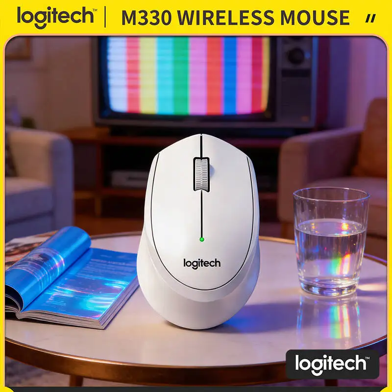 Logitech M330 Silent Wireless Mouse 2.4GHz USB Connection 18-Month Battery High Precision for PC Mac Laptop Home
Logitech M330 Silent Wireless Mouse 2.4GHz USB Connection 18-Month Battery High Precision for PC Mac Laptop Home