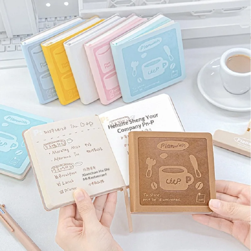 New Planwith Mini Coffee Notebook,Lovely Embossed Pattern Cover,Smooth Two-tone Inner Paper Portable Agenda Planner Diary
New Planwith Mini Coffee Notebook,Lovely Embossed Pattern Cover,Smooth Two-tone Inner Paper Portable Agenda Planner Diary