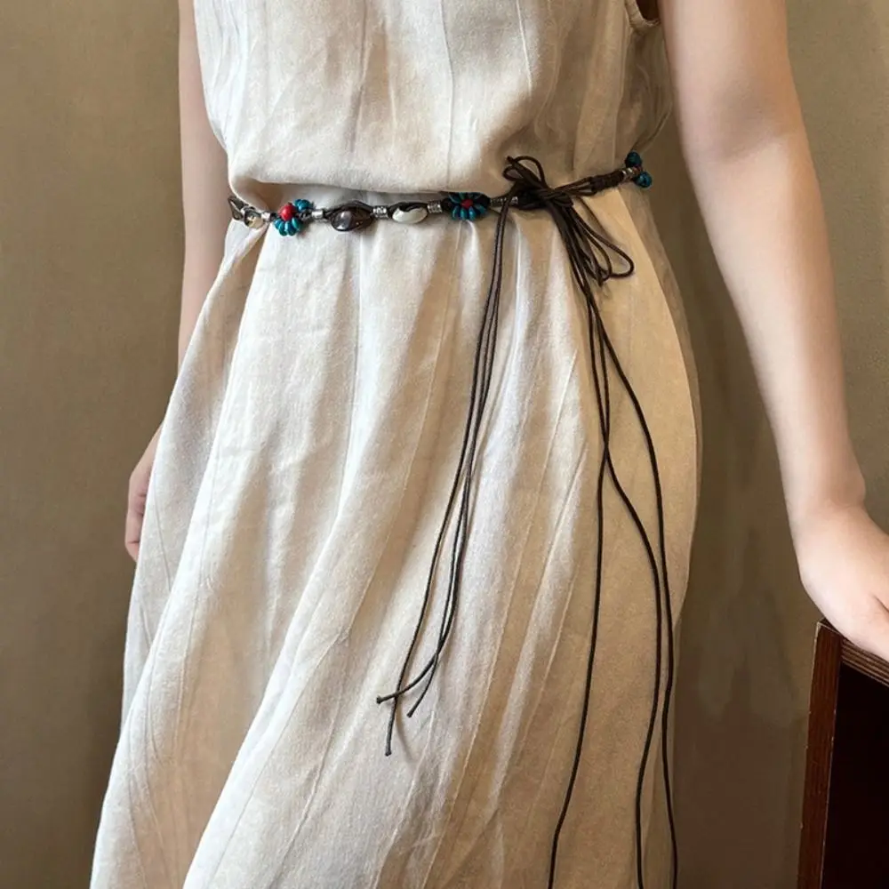 Vintage Retro Ethnic Style Belt Butterfly Wax Line Bohemian Style Waist Chain Waistband Jeans Decor Women Woven Belt Versatile
Vintage Retro Ethnic Style Belt Butterfly Wax Line Bohemian Style Waist Chain Waistband Jeans Decor Women Woven Belt Versatile