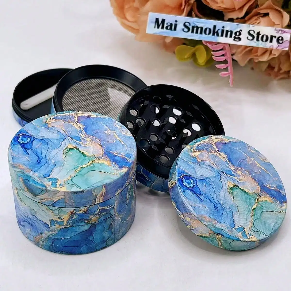 2inch Marble Herb Grinder 4-Layer Manual Salt Mill Spice pepper Raw Grass Mortar Tobacco Grinder Smok Tool Cigarette Accessories
2inch Marble Herb Grinder 4-Layer Manual Salt Mill Spice pepper Raw Grass Mortar Tobacco Grinder Smok Tool Cigarette Accessories