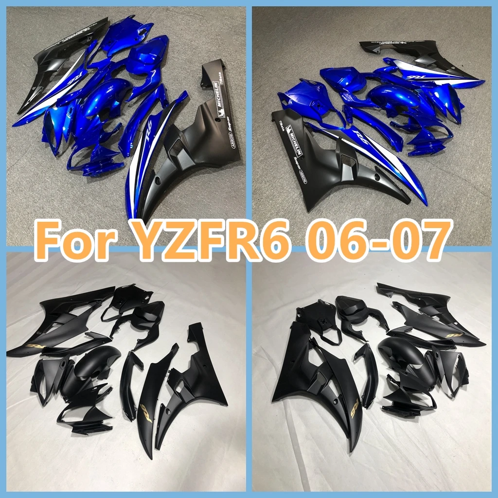 Multiple Choices ABS Whole Fairings Kit Fit for YAMAHA YZF-R6 R6 06-07 YZFR6 2006-2007 Sportbike Road Racing Bodywork Blue Black
Multiple Choices ABS Whole Fairings Kit Fit for YAMAHA YZF-R6 R6 06-07 YZFR6 2006-2007 Sportbike Road Racing Bodywork Blue Black
