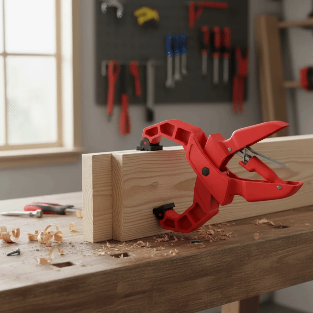 8 in Heavy Duty Spring Clamp Fixing Strong Grip Large Woodworking Clip Ergonomic Handle Plastic Quick Grip Clamp Carpenter
8 in Heavy Duty Spring Clamp Fixing Strong Grip Large Woodworking Clip Ergonomic Handle Plastic Quick Grip Clamp Carpenter