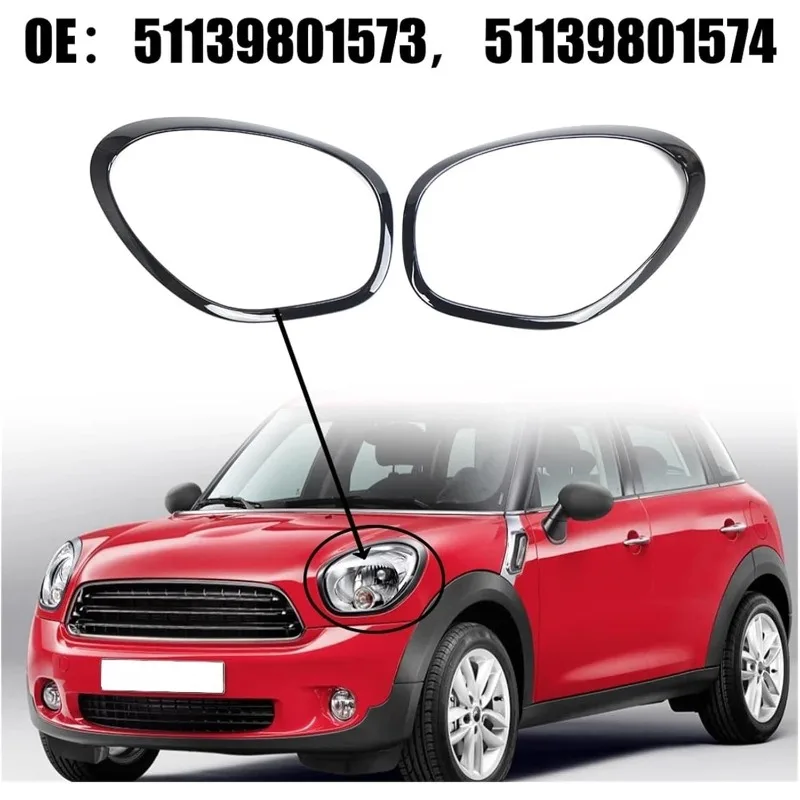 Headlight Chrome Trim Ring Bezel for BMW MINI R61 R60 2011-2016 Headlight Light Decoration Sticker 51139801573 51139801574
Headlight Chrome Trim Ring Bezel for BMW MINI R61 R60 2011-2016 Headlight Light Decoration Sticker 51139801573 51139801574