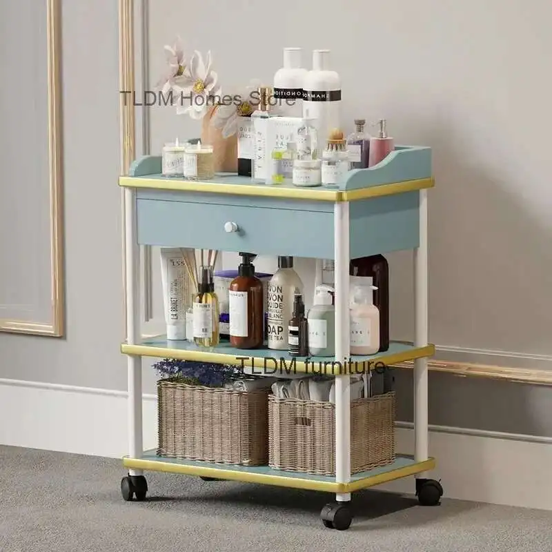 Nordic Household Manicure Store Salon Trolleys Light Luxury Commercial Furniture Tool Carts Modern Minimalist Storage Trolley
Nordic Household Manicure Store Salon Trolleys Light Luxury Commercial Furniture Tool Carts Modern Minimalist Storage Trolley