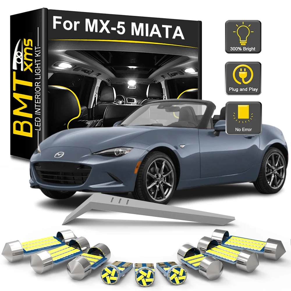 BMTxms 8Pcs Canbus LED Interior Light Bulb Kit For Mazda MX-5 MX5 Miata 2016 2017 2018 2019 2020 2021 2022 2023 2024 Accessories
BMTxms 8Pcs Canbus LED Interior Light Bulb Kit For Mazda MX-5 MX5 Miata 2016 2017 2018 2019 2020 2021 2022 2023 2024 Accessories