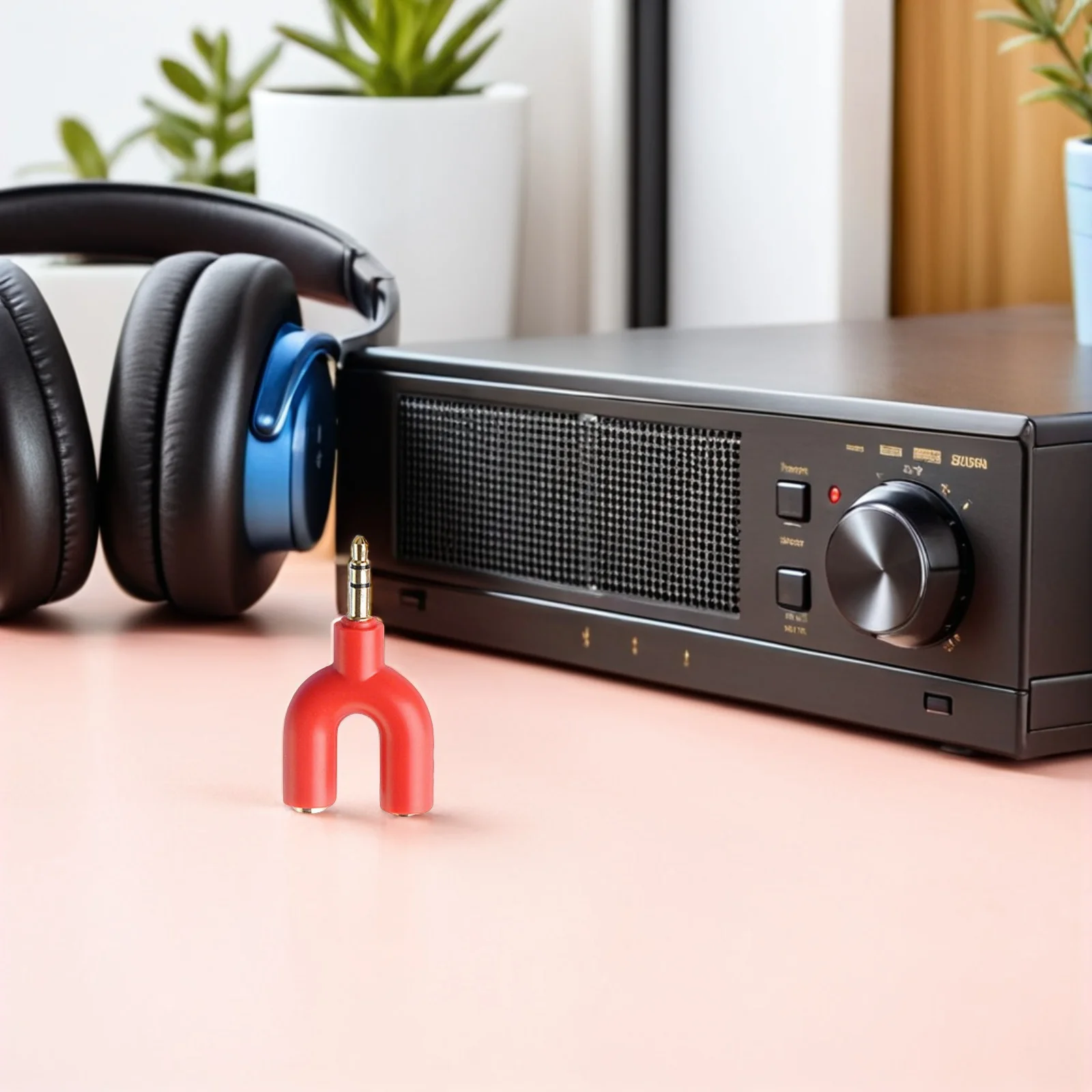 U Shaped 3.5mm Audio Splitter Adapter Stereo Connector Gold Plated Supports Dual Earphone Sharing Ideal for Mp3 Media Player
U Shaped 3.5mm Audio Splitter Adapter Stereo Connector Gold Plated Supports Dual Earphone Sharing Ideal for Mp3 Media Player